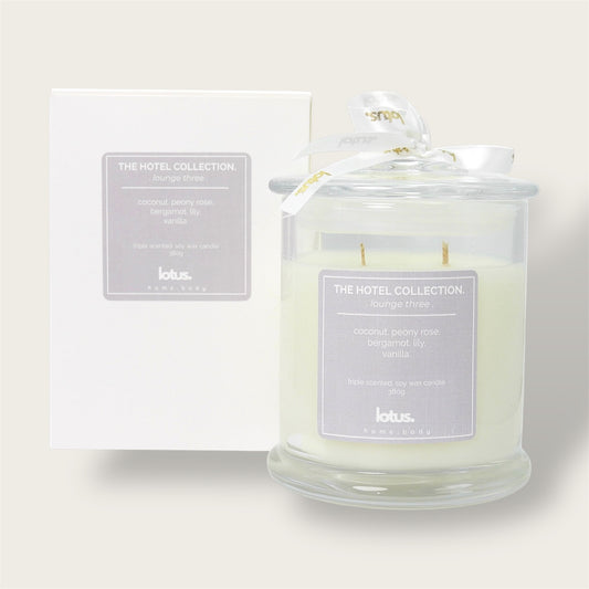 Park Hyatt inspired in Fragrance - Triple Scented Candle 'Lounge Three'