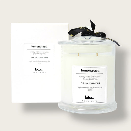 Lemongrass - Triple Scented Candle (large)